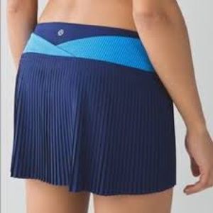 Lululemon Time To Shine Skirt Hero Blue size 4